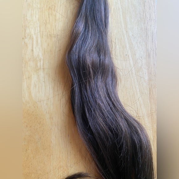 HUMAN HAIR Darkest Brown U-Tip Keratin Hair Extensions 22in 50g - Picture 11 of 13